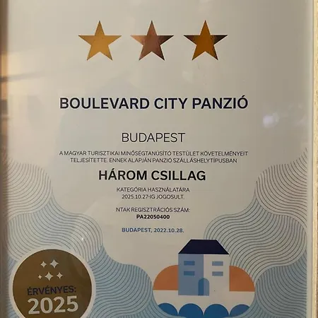Vendégház Boulevard Panzio - Self Check-in Budapest